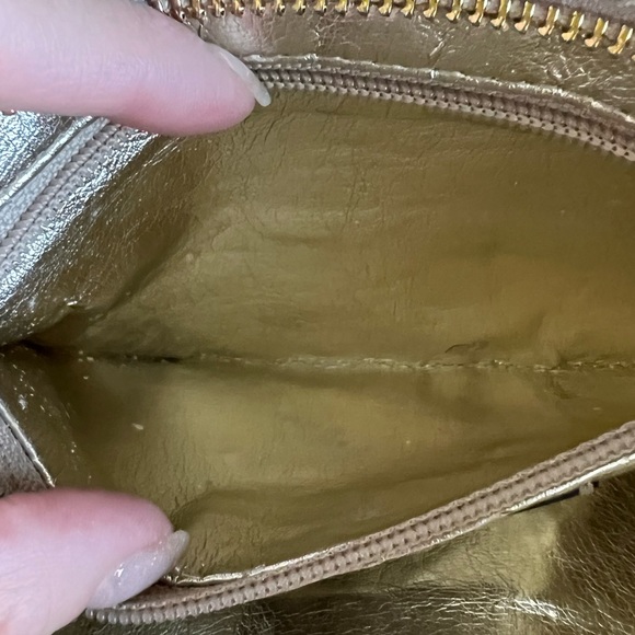 Michael Kors MK Women's Python Snakeskin Clutch Purse - Picture 7 of 8